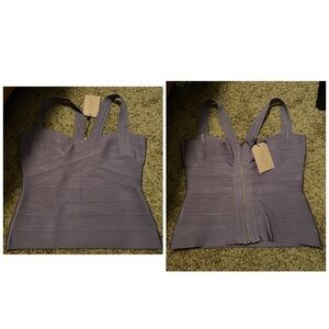 Light Purple Bandage Top